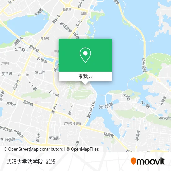 武汉大学法学院地图