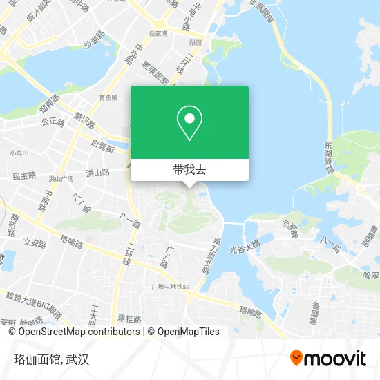 珞伽面馆地图