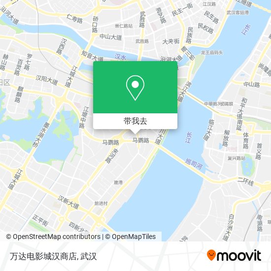万达电影城汉商店地图