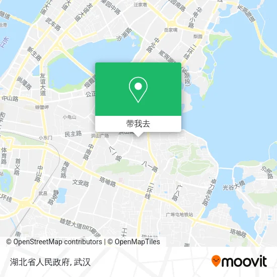 湖北省人民政府地图