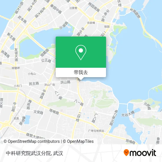 中科研究院武汉分院地图