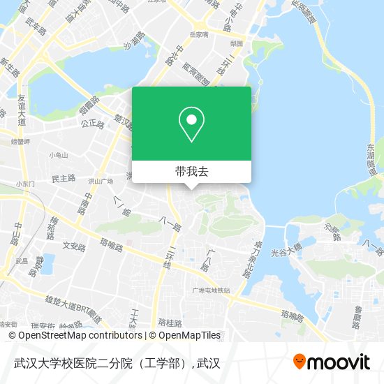 武汉大学校医院二分院（工学部）地图