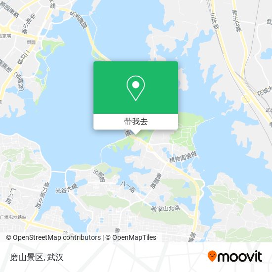 磨山景区地图