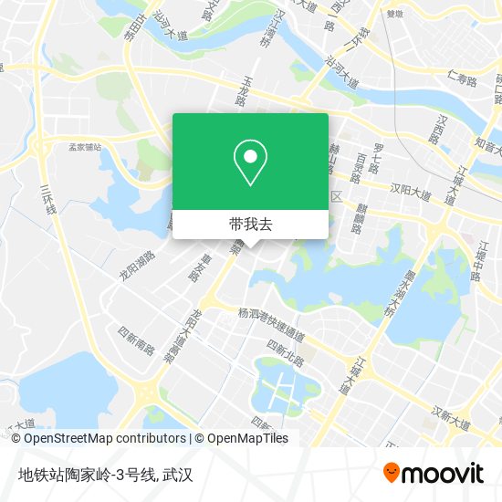 地铁站陶家岭-3号线地图