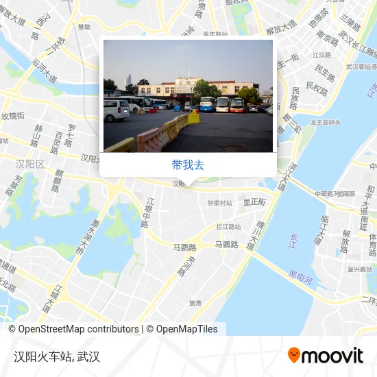 汉阳火车站地图