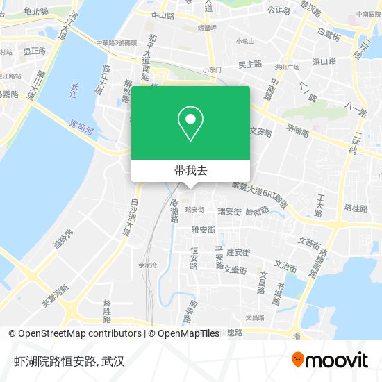 虾湖院路恒安路地图