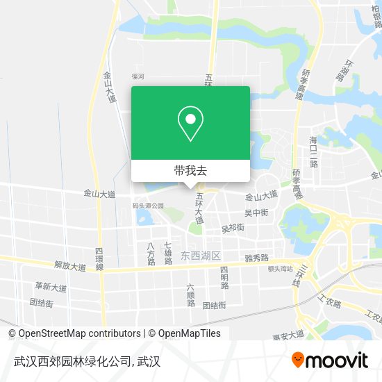 武汉西郊园林绿化公司地图
