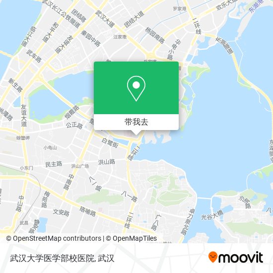 武汉大学医学部校医院地图