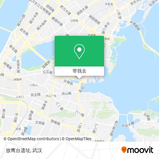 放鹰台遗址地图