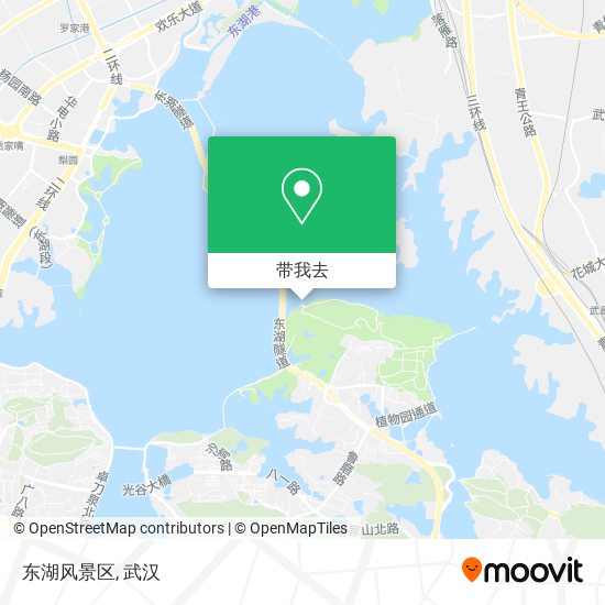 东湖风景区地图