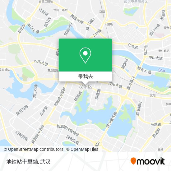 地铁站十里鋪地图