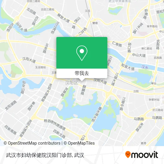 武汉市妇幼保健院汉阳门诊部地图