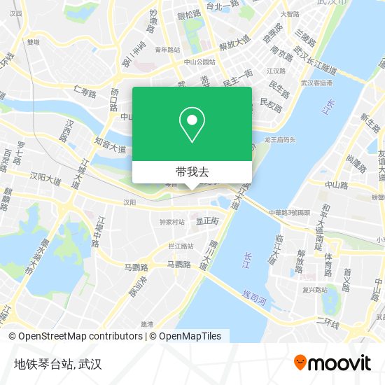 地铁琴台站地图