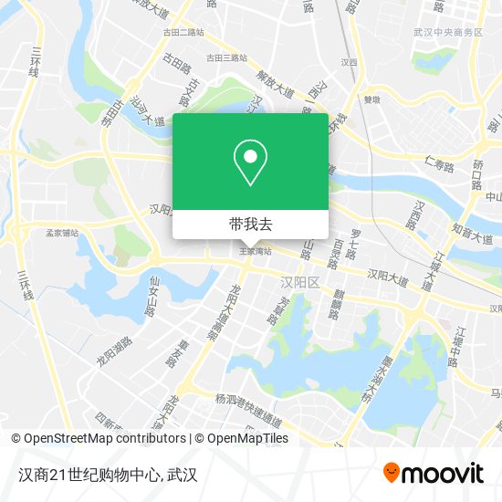 汉商21世纪购物中心地图