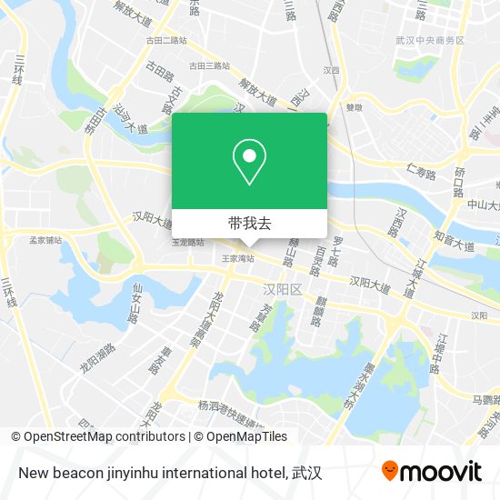 New beacon jinyinhu international hotel地图