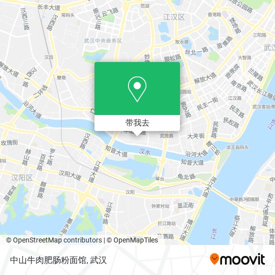 中山牛肉肥肠粉面馆地图