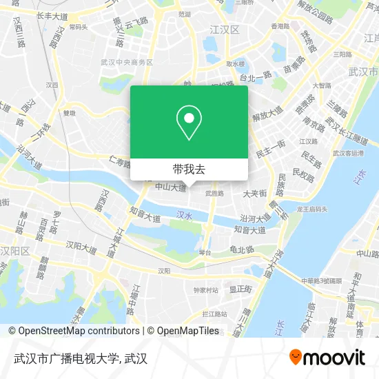 武汉市广播电视大学地图