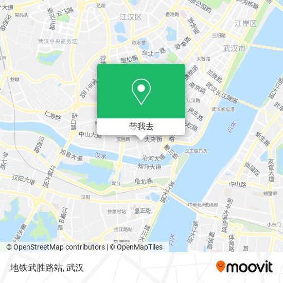 地铁武胜路站地图