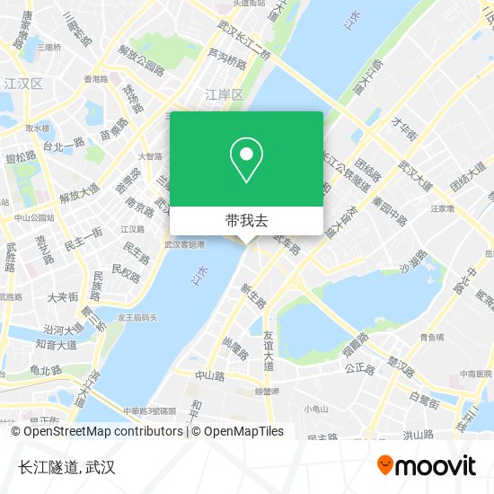 长江隧道地图