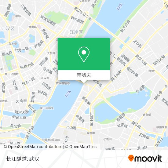 长江隧道地图