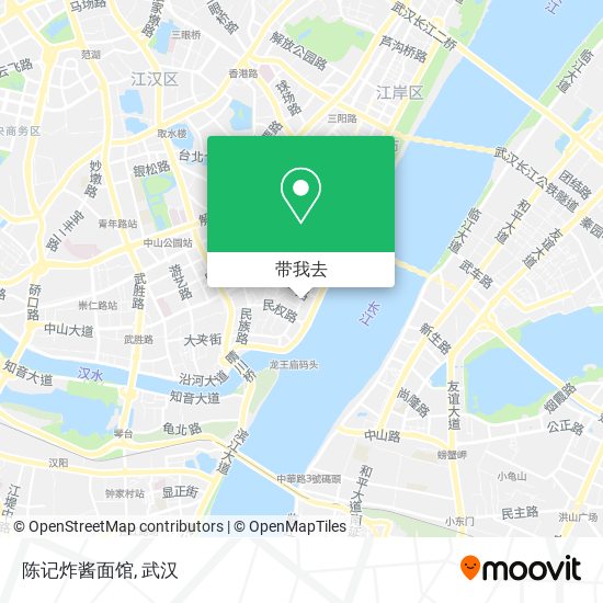 陈记炸酱面馆地图