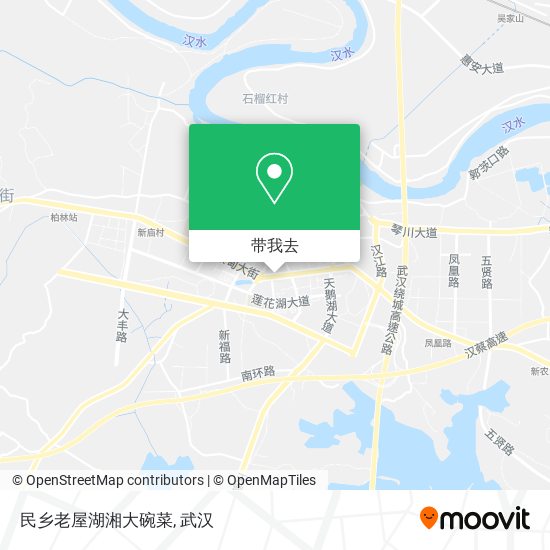 民乡老屋湖湘大碗菜地图
