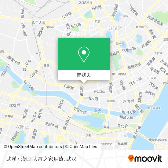 武漢 • 漢口-大富之家足療地图