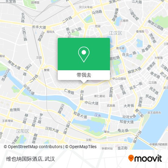 维也纳国际酒店地图
