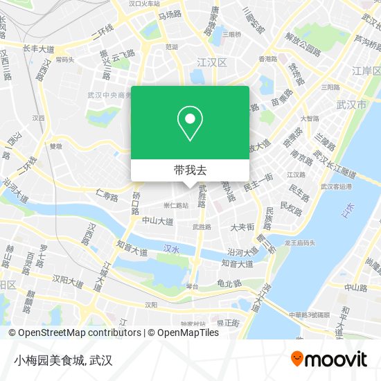 小梅园美食城地图