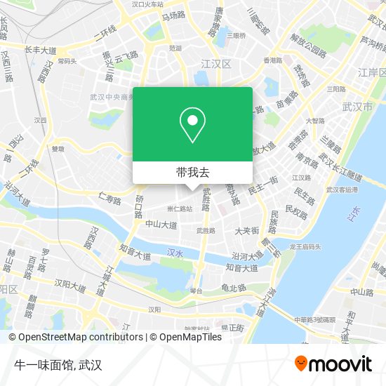 牛一味面馆地图