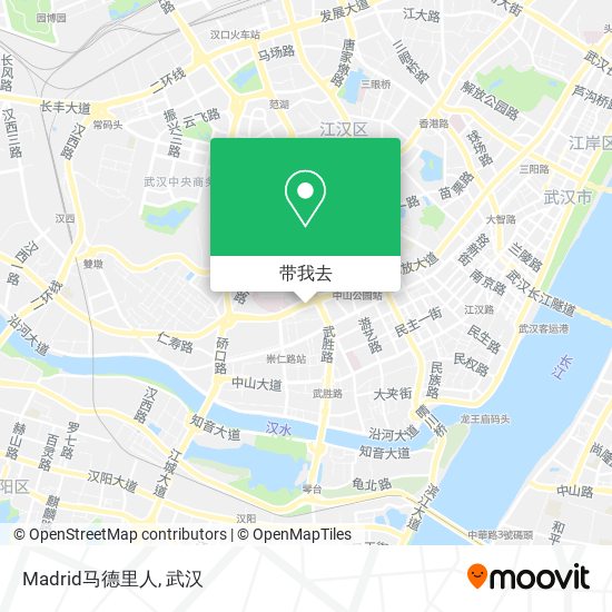 Madrid马德里人地图