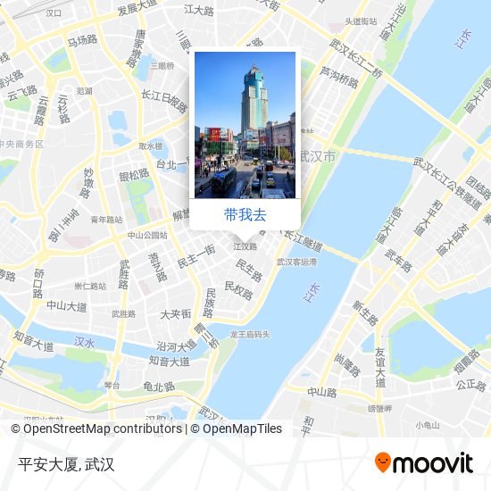 平安大厦地图