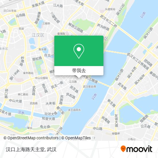 汉口上海路天主堂地图