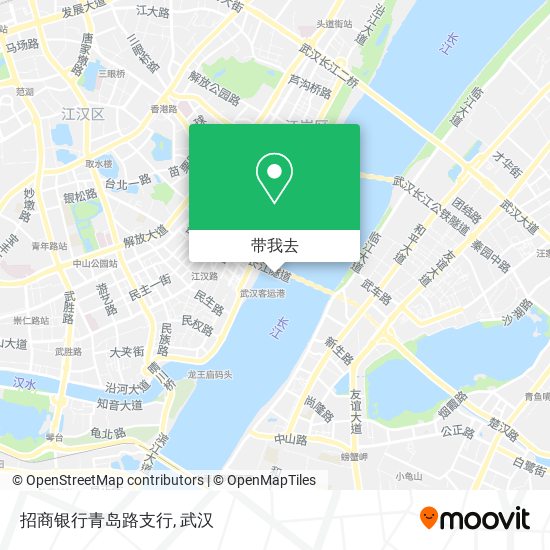 招商银行青岛路支行地图