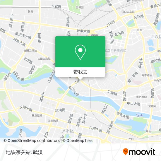 地铁宗关站地图