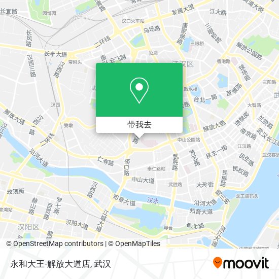 永和大王-解放大道店地图