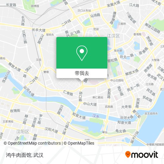 鸿牛肉面馆地图