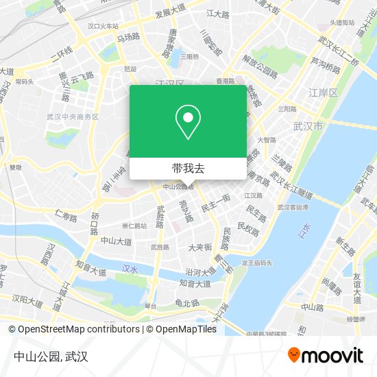 中山公园地图