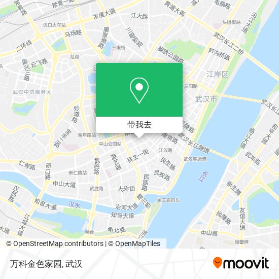 万科金色家园地图
