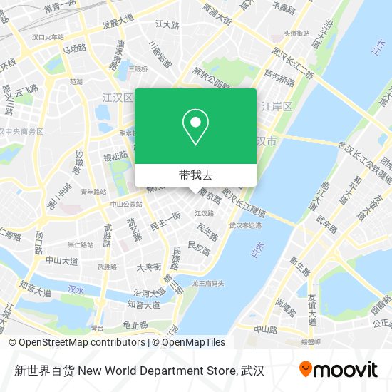 新世界百货 New World Department Store地图