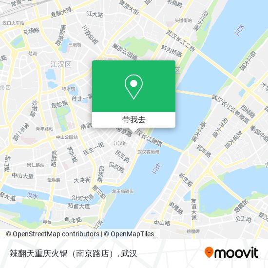 辣翻天重庆火锅（南京路店）地图