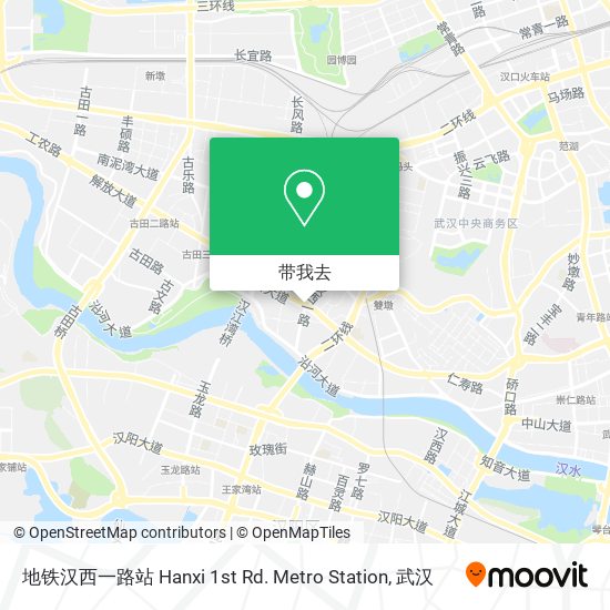 地铁汉西一路站 Hanxi 1st Rd. Metro Station地图