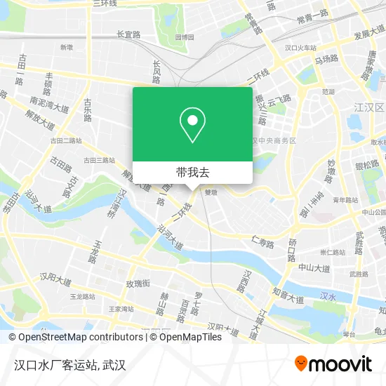 汉口水厂客运站地图