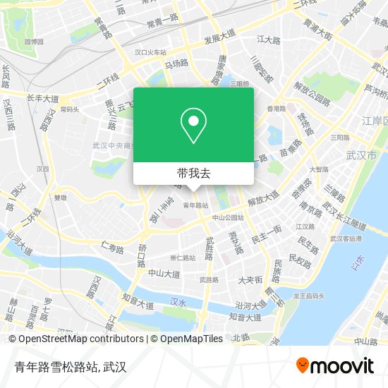 青年路雪松路站地图