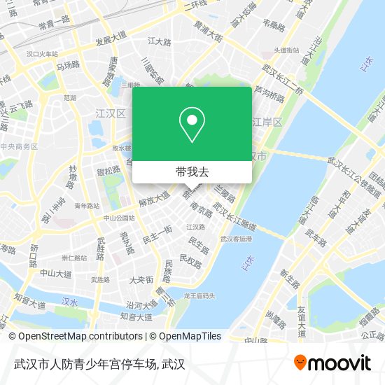 武汉市人防青少年宫停车场地图
