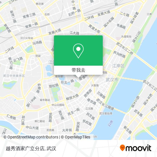 越秀酒家广立分店地图