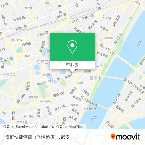 汉庭快捷酒店（香港路店）地图