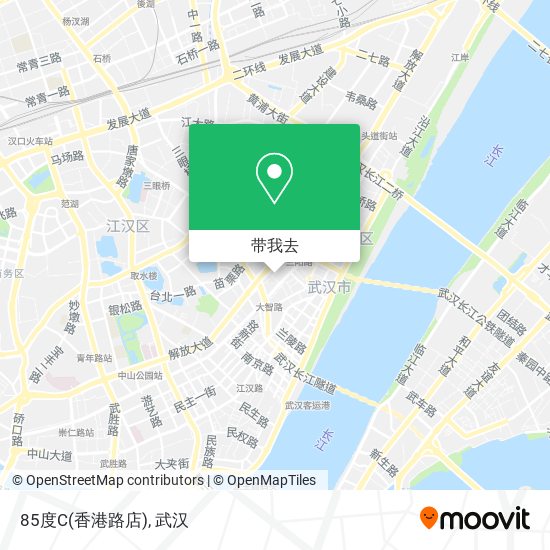 85度C(香港路店)地图
