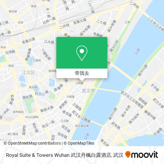 Royal Suite & Towers Wuhan 武汉丹楓白露酒店地图