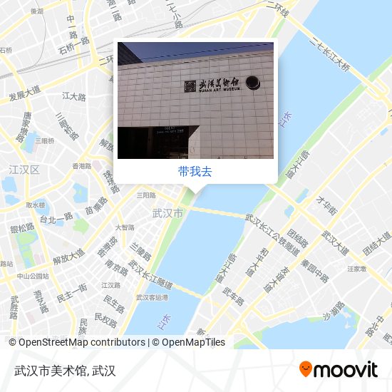 武汉市美术馆地图